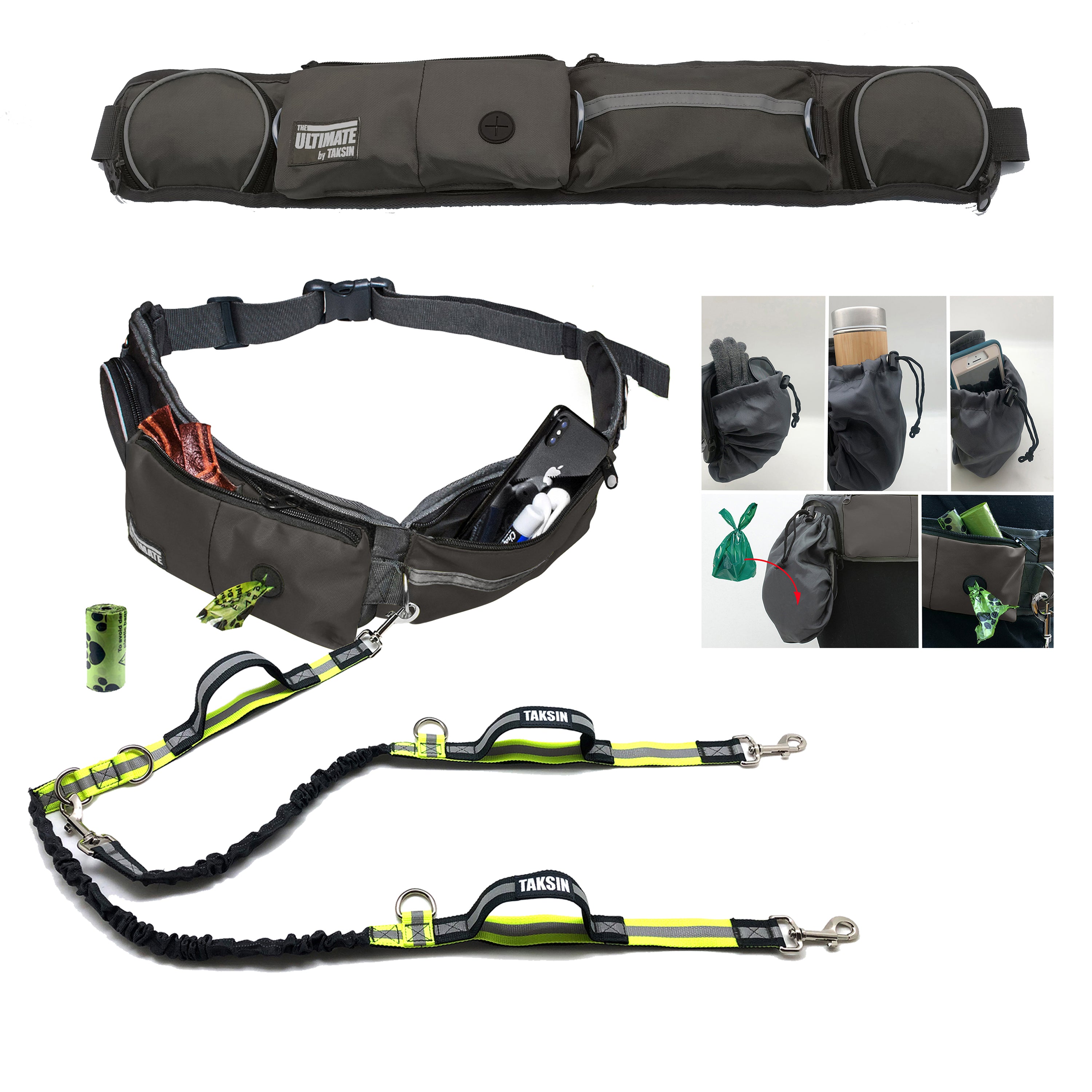 Utility Hands-Free Dog Walking Belt